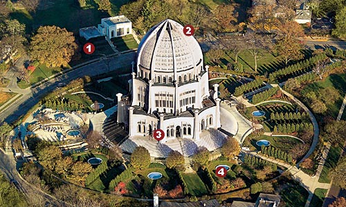 bahai temple in willamette